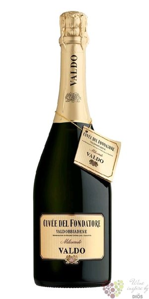 Prosecco Valdobbiadene  cuve del Fondatore  Doc brut Valdo  0.75 l