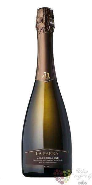 Prosecco Valdobbiadene superiore  Rive di Farra di Soligo  Docg brut la Farra0.75 l