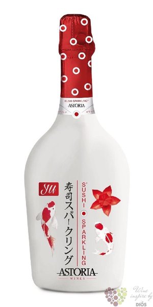 Spumante bianco  Yu Sushi  extra dry Astoria  0.75 l