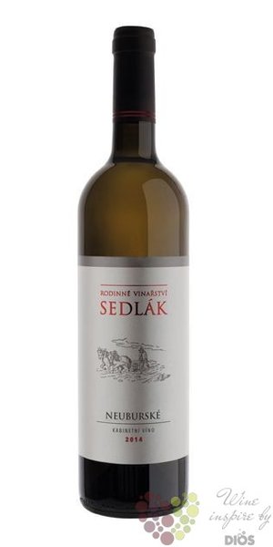 Neuburské 2017 kabinet z vinařství Sedlák Velké Bílovice  0.75 l