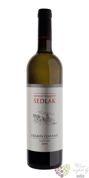 Tramin erven 2019 pozdn sbr z vinastv Sedlk Velk Blovice  0.75 l