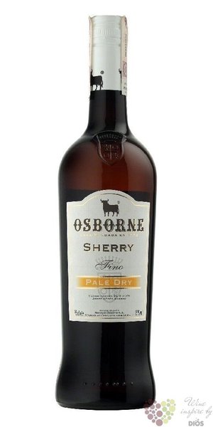 Sherry de Jerez „ Fino ” Do Pale dry by Grupo Osborne 15% vol.  0.70 l
