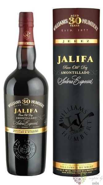 Sherry de Jerez amontillado „ Jalifa ” Do solera aged 30 years Williams &amp; Humbert 19.5% vol. 0.5