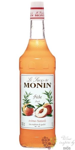 Monin  Pche - Peach  French coctail sirup 00% vol.  1.00 l