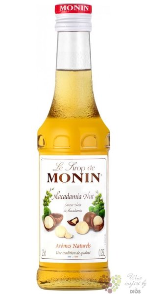 Monin „ Macadamia ” French coctail syrup 0%vol. 1.00 l