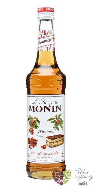 Monin  Tiramisu  French desserts flavoured coctail syrup 00% vol.    0.70 l
