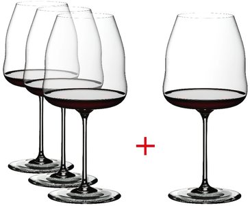 Sklenice Riedel WineWings Pinot &amp; Nebbiolo 3+1 v krabie  4ks