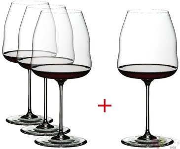 Riedel glass WineWings  Syrah  3+1 v krabie  4ks