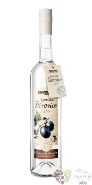 Slivovice 2019 „ Vizovická Čačanská lepotica ” Plum brandy Rudolf Jelínek 50% vol.  0.70 l