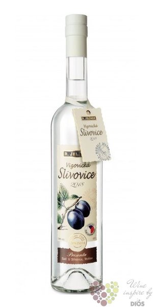 Slivovice 2018  Vizovick - Presenta  Plum brandy Rudolf Jelnek 50% vol.  0.70 l