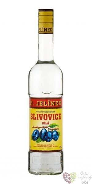 Slivovice bílá moravian plum brandy Rudolf Jelínek 45% vol.  0.50 l