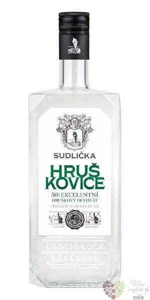 Sudlička „ Hruškovice Excelentní ” Bohemian fruits brandy 50% vol.  0.70 l