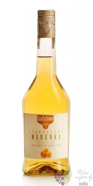 Sudlička „ Meruňka ” Bohemian fruits liqueur 37.5% vol.  0.50 l
