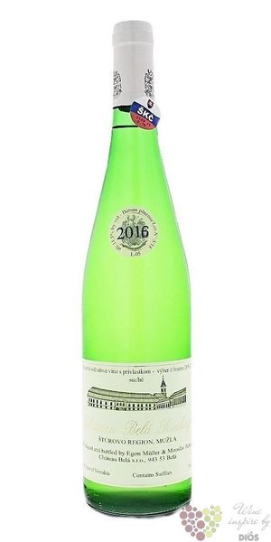 Riesling „ L6 ” 2020 neskorý zber region Štůrovo Mužla Chateau Belá  0.75 l