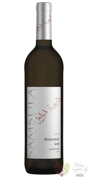 Rulandské šedé 2023 pozdní sběr Jakub Šamšula  0.75 l