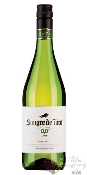 Sangre de Toro Blanco  2021 non alcoholic wine Miguel Torres  0.75l