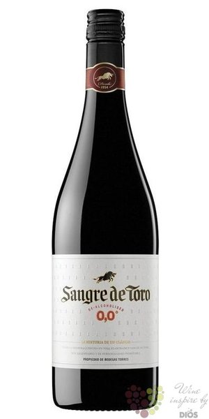 Sangre de Toro Tinto  2021 non alcoholic wine Miguel Torres  0.75l