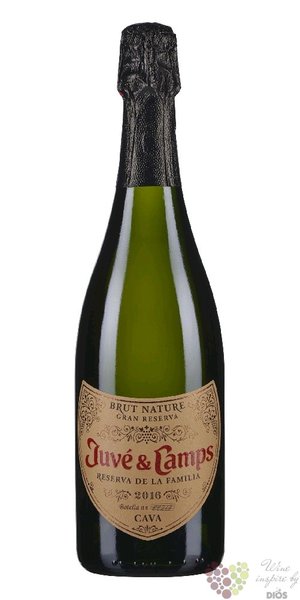 Cava „ Gran Reserva de la Familia ” Do 2016 brut nature Juvé &amp; Camps  0.75 l