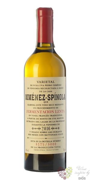 Pedro Ximnez de Jerz  Fermentacion Lenta  2016 Ximnez Spnola  0.75 l