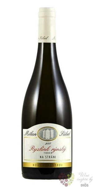 Ryzlink rýnský „ Terroir Na stráni ” 2019 pozdní sběr Sůkal Nový Poddvorov  0.75 l