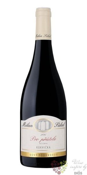 Cuvée „ Pro přátele ” 2019 výběr z hroznů Sůkal   0.75 l
