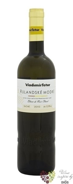 Rulandsk modr Klaret 2010 pozdn sbr z vinastv Vladimr Tetur V.Blovice 0.75 l