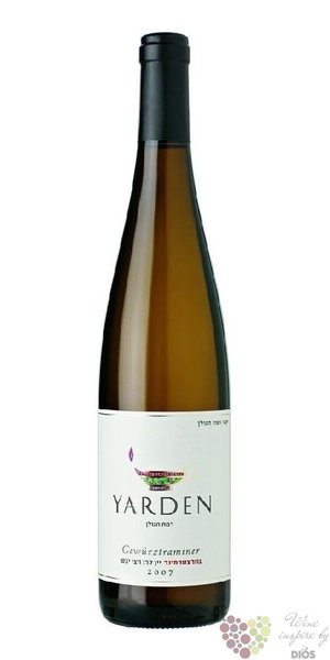 Gewurztraminer  Yarden  2016 Galilee Kosher wine Golan Heights  0.75 l