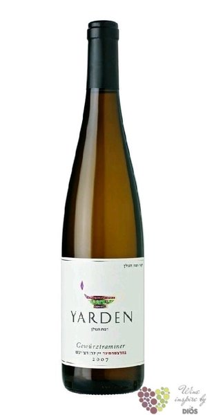 Gewurztraminer „ Yarden ” 2019 Galilee Kosher wine Golan Heights  0.75 l