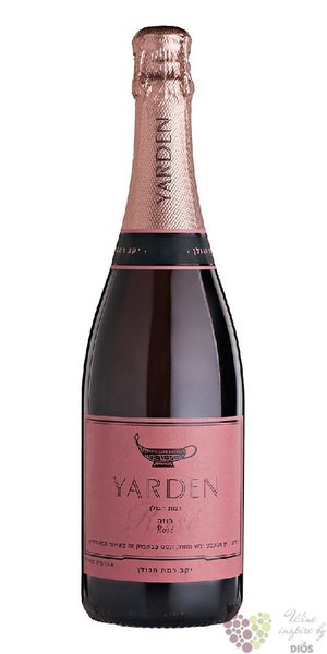 Sparkling wine ros  Yarden  2011 Israel Galilee Kosher wine Golan Heights   0.75 l