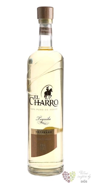 el Charro „ Reposado ” 100% of Blue agave Mexican tequila 40% vol.  0.05 l