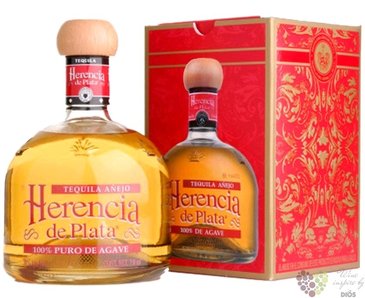 Herencia de Plata „ Aňejo ” 100% of Blue agave Mexican tequila 40% vol.  0.70 l