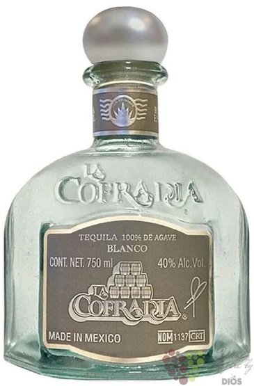 la Cofradia „ Blanco ” 100% of Blue agave Mexican tequila  38% vol.  0.09 l