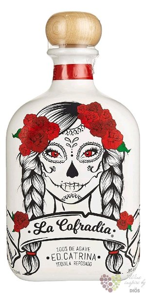 la Cofradia reposado  ed.Catrina  Mexican agave tequila 38% vol.  0.70 l