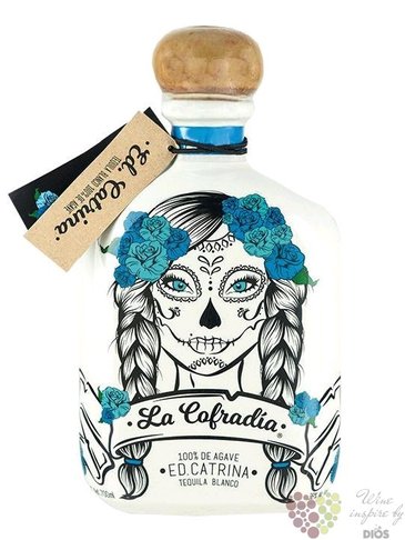 la Cofradia blanco  ed.Catrina  Mexican agave tequila 38% vol.  0.70 l