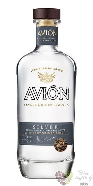 Avion „ Blanco ” Mexican tequila 40% vol.  0.70 l