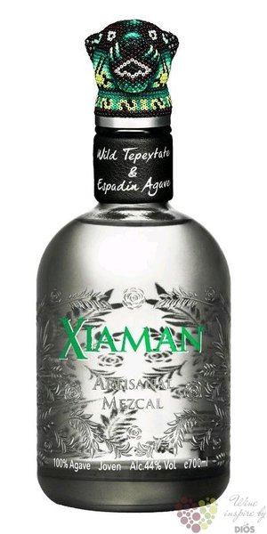 Padre Azul „ Xiaman ” Super premium Mexican Joven Mezcal 44% vol.  1.00 l