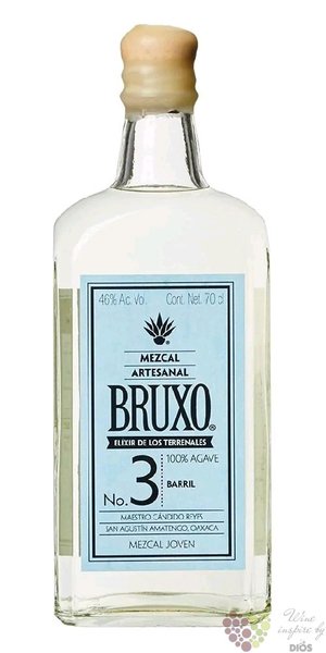 Bruxo no.3  Barril   Joven Mexican mezcal    46% vol. 0.70l