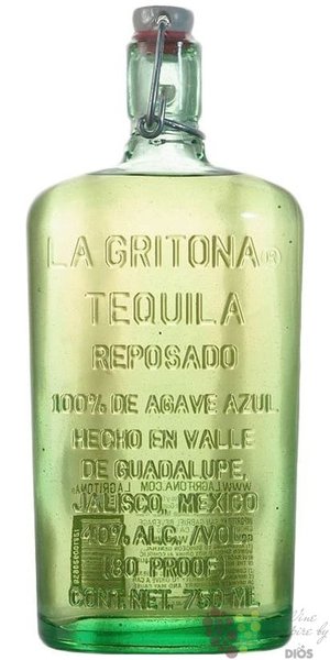 la Gritone „ Reposado ” agave Mexican tequila  38% vol.  0.70 l