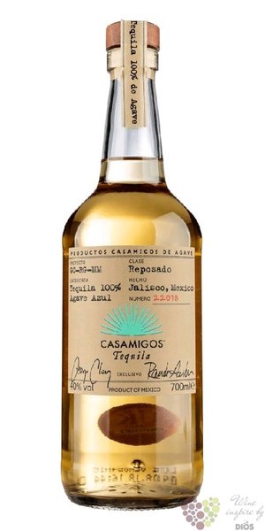 CasAmigos „ Reposado ” pure agave Mexican tequila 40% vol.  0.70 l