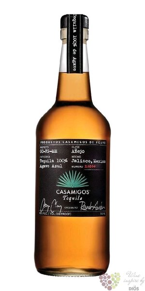 CasAmigos  Aejo  pure agave Mexican tequila 40% vol.  0.70 l