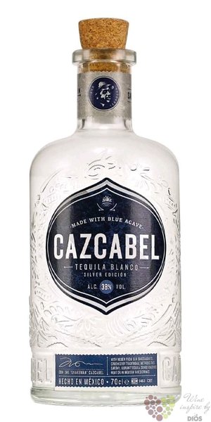 Cazcabel  Blanco  pure agave Mexican tequila 38% vol. 0.70 l