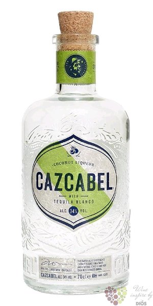 Cazcabel  Coconut  flavored Mexican tequila 34% vol. 0.70 l