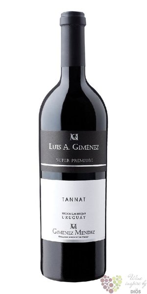 Tannat Super Premium  Luis A. Gimnez  2018 Uruquay Gimenez Mndez  0.75 l