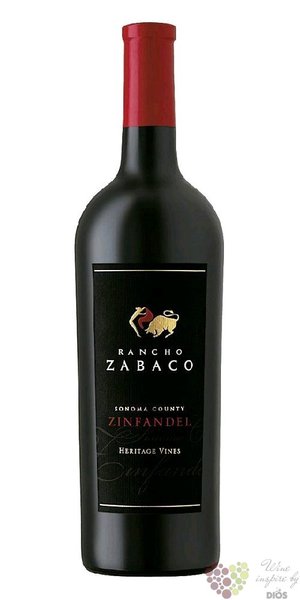 Zinfandel „ Rancho Zabaco ” 2017 Sonoma county heritage vines Ernest &amp; Julio Gallo   0.75 l