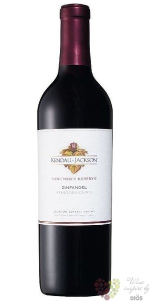 Zinfandel  Vintners reserve  2011 Mendocino county Kendall Jackson  0.75 l