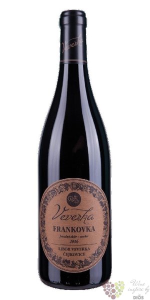 Frankovka 2021 pozdn sbr vinastv Libor Veverka ejkovice  0.75 l