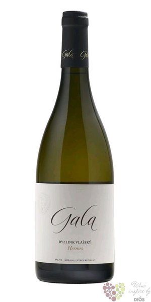 Ryzlink vlašský „ Hermes ” 2018 moravské zemské víno Jaromír Gala  0.75 l