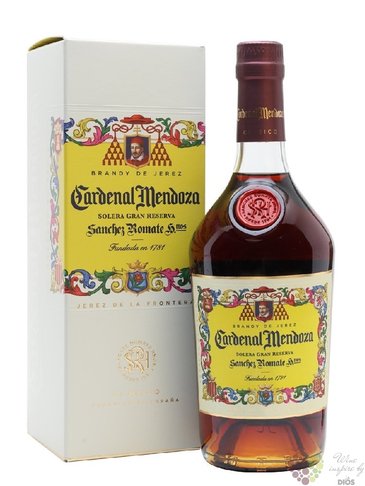 Cardenal Mendoza „ Gran Reserva ” Brandy de Jerez 40% vol.  0.70 l