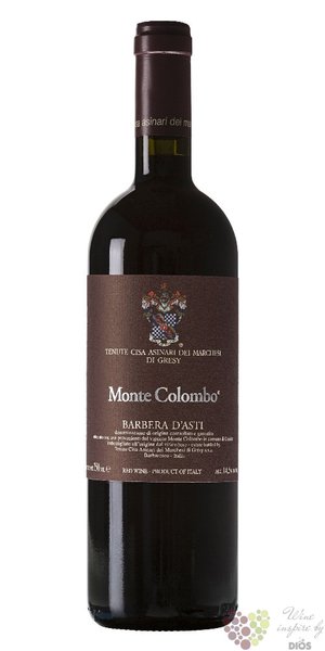 Barbera dAsti  Monte Colombo  Doc 2016 tenute Cisa Asinari dei Marchesi di Gresy  0.75 l