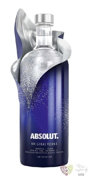 Absolut limited „ Uncover ” country of Sweden superb vodka 40% vol.  1.00 l